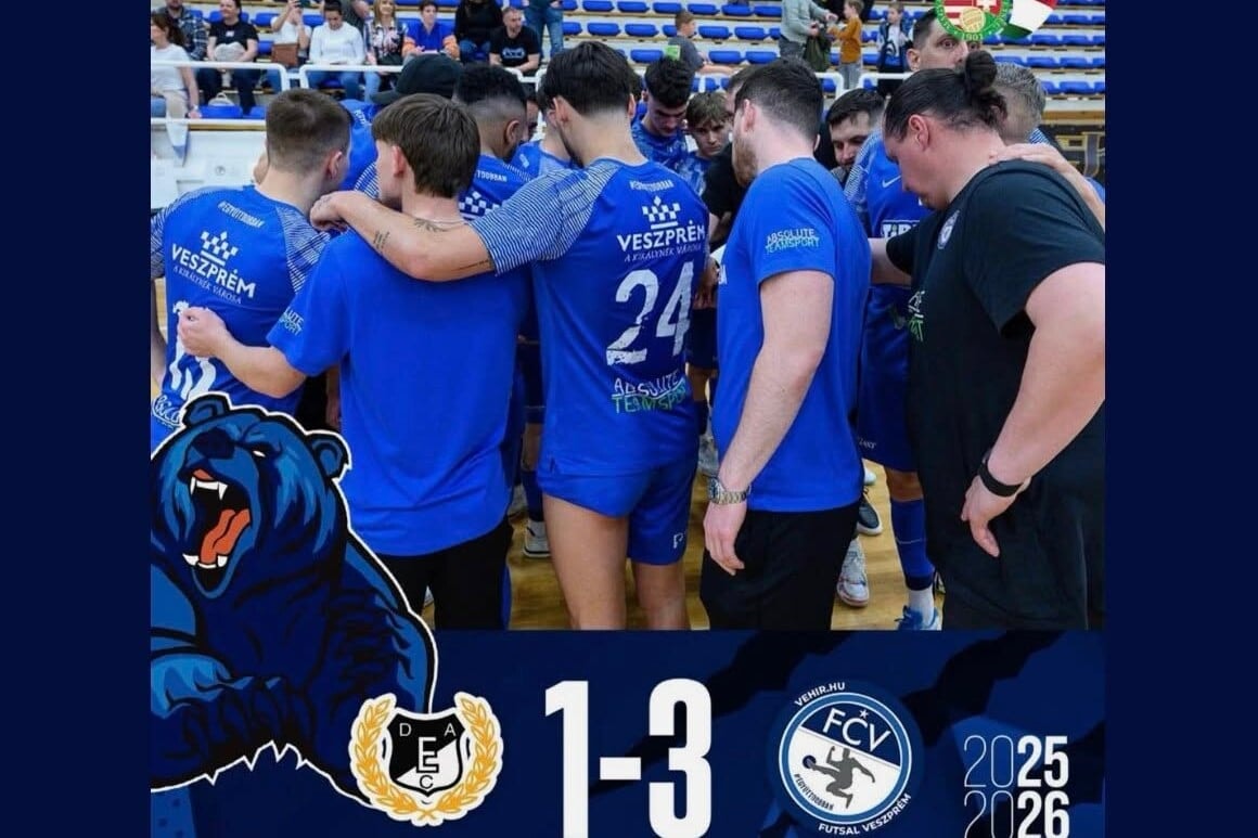 Futsal: győzött a Veszprém, ötödik mérkőzés dönt a bajnoki bronzról