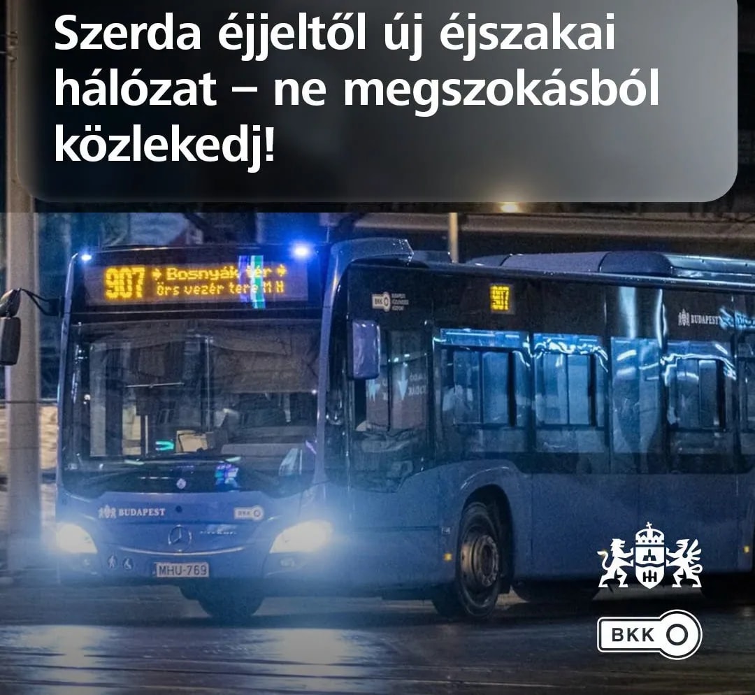 A korábbinál kényelmesebb és gyorsabb eljutást biztosít az új éjszakai hálózat