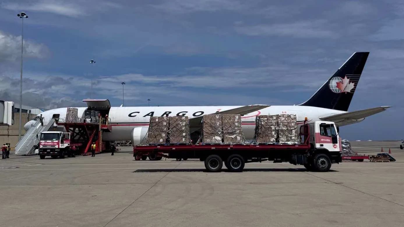 Megérkezett Venezuelába a magyar humanitárius segélyszállítmány