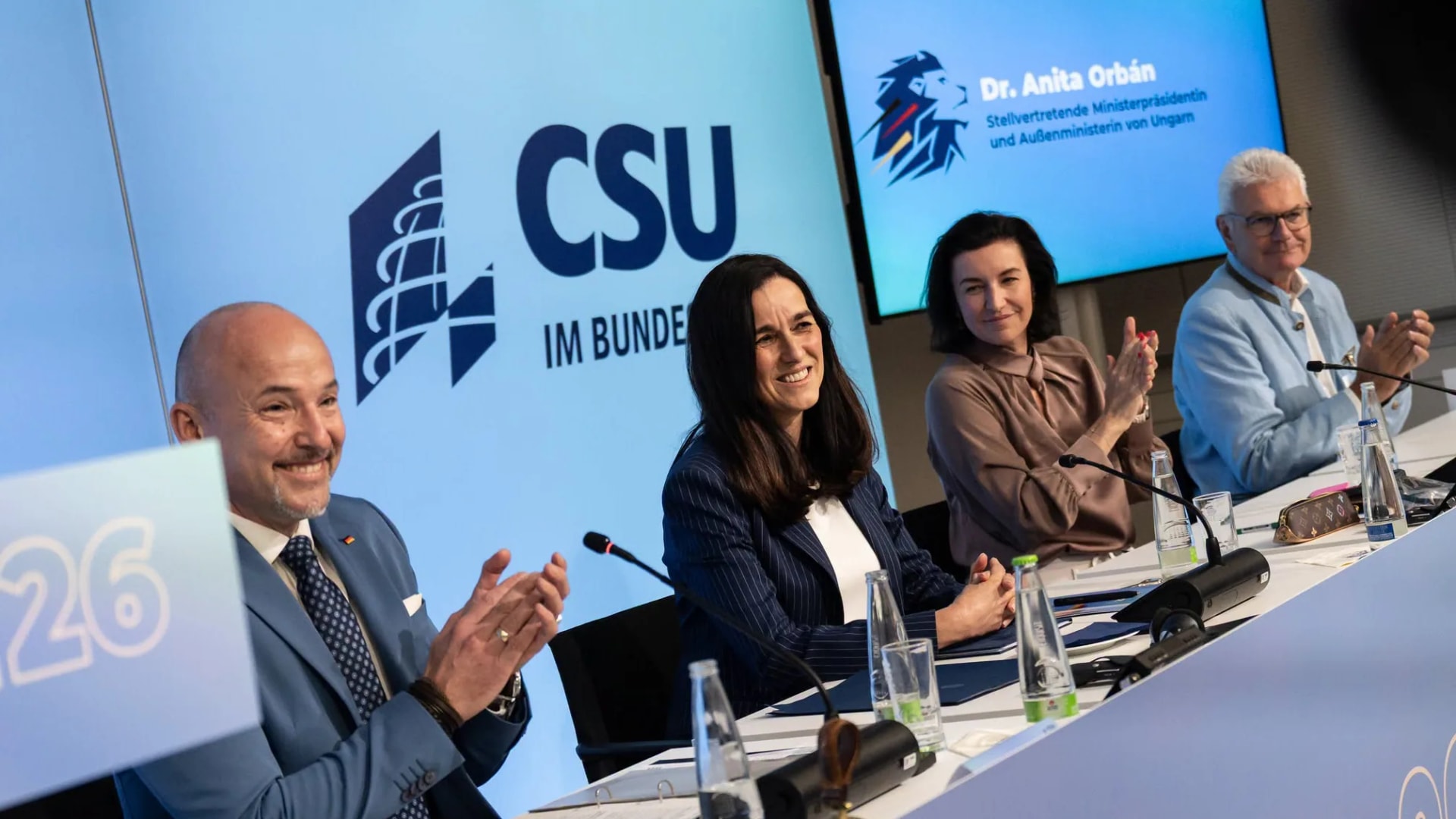 Orbán Anita a CSU Bundestag-csoportjának kihelyezett ülésén szólalt fel