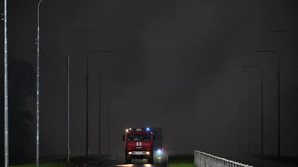 Tűz ütött ki egy épülő gázfeldolgozó üzemben Oroszországban
