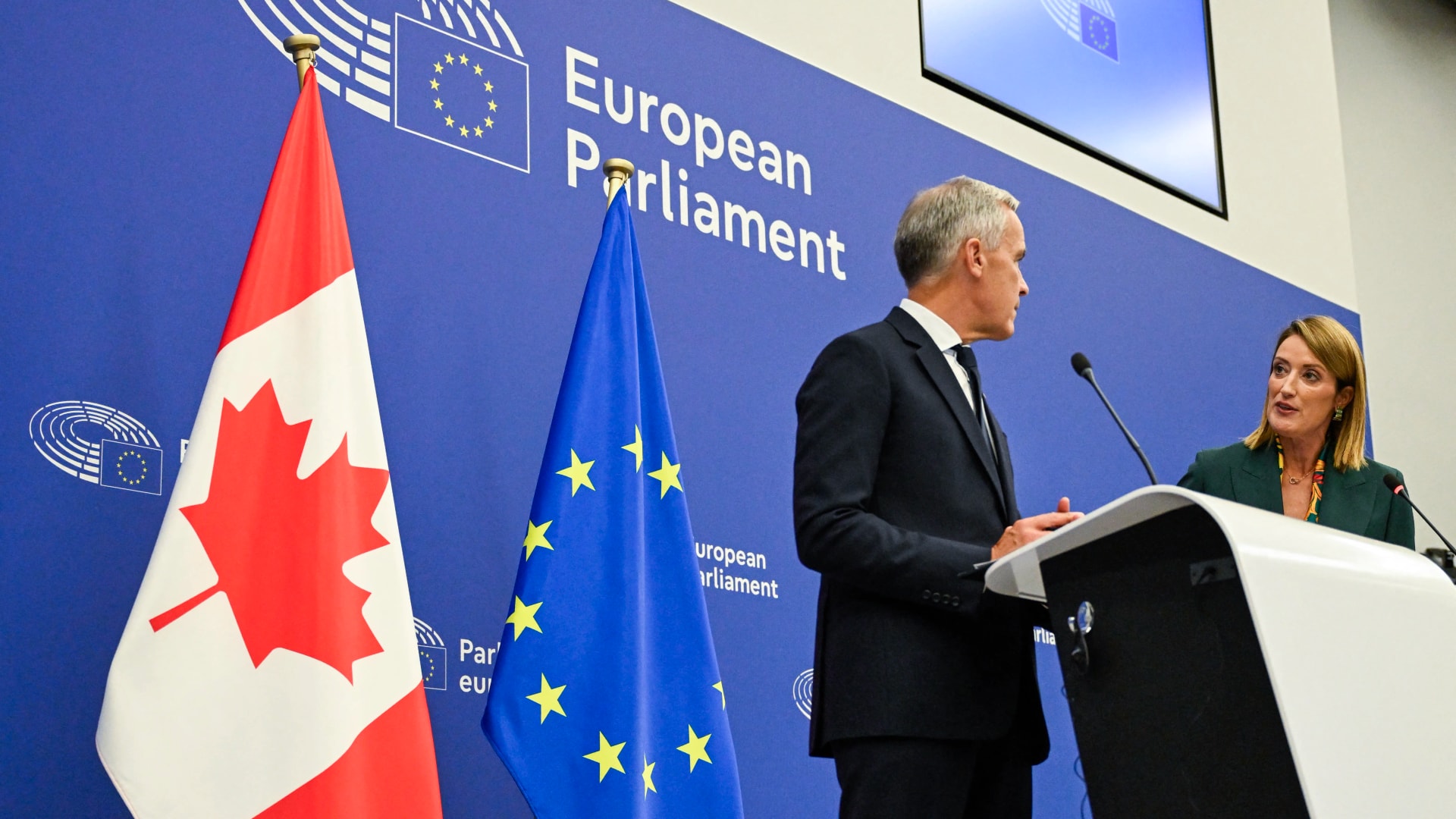 Carney üdvözölte azt a javaslatot, hogy Kanada az EU első társult tagjává váljon