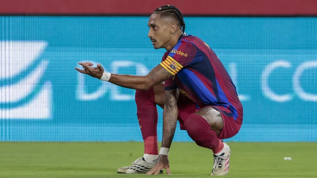 Raphinha elhagyta a brazil válogatottat, Barcelonában kezelik