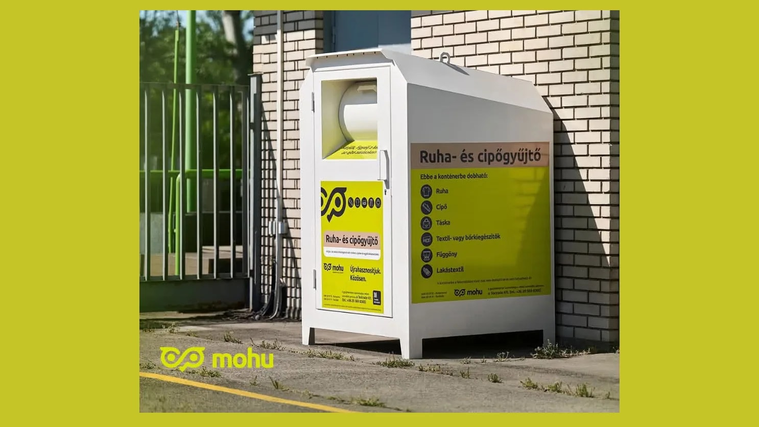 A MOHU tovább bővíti textilgyűjtő hálózatát