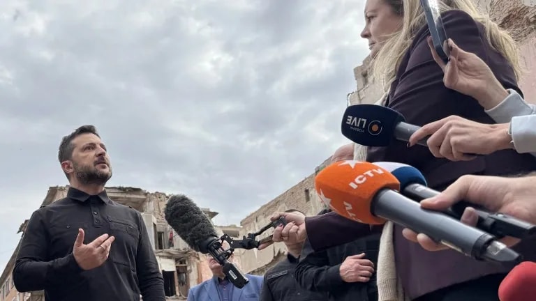 A kijevi városvezetést bírálta az ukrán elnök