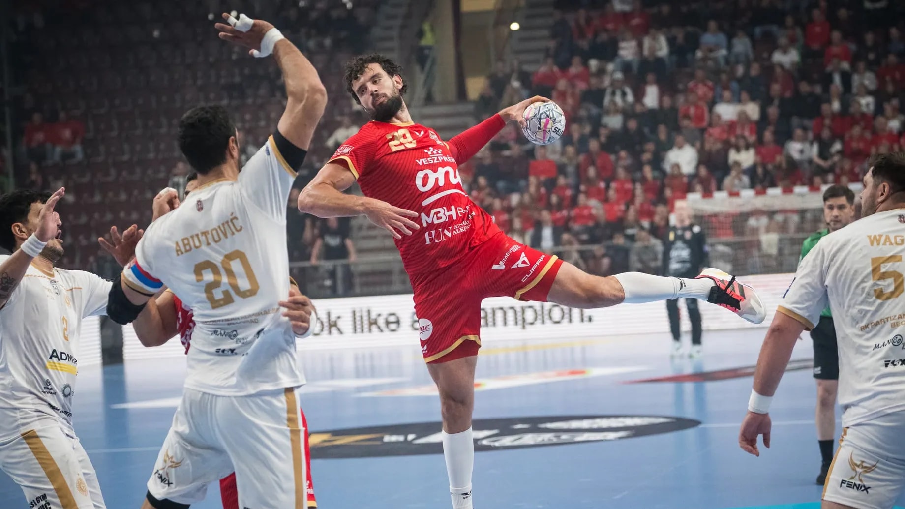 A Veszprém ismét simán legyőzte a Partizant