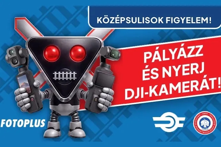 Videókészítő pályázatot hirdetett középiskolásoknak a MÁV és az ORFK