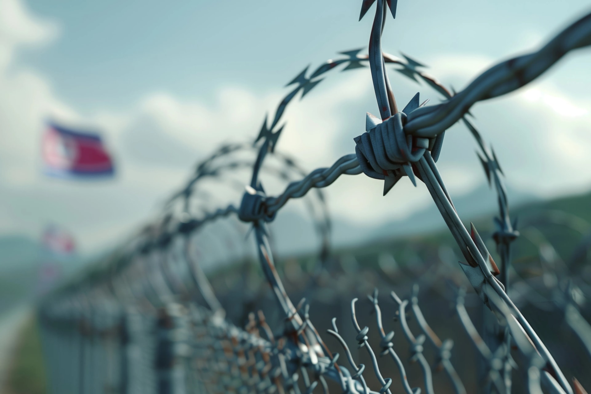 Ijesztő látvány a koreai határnál
