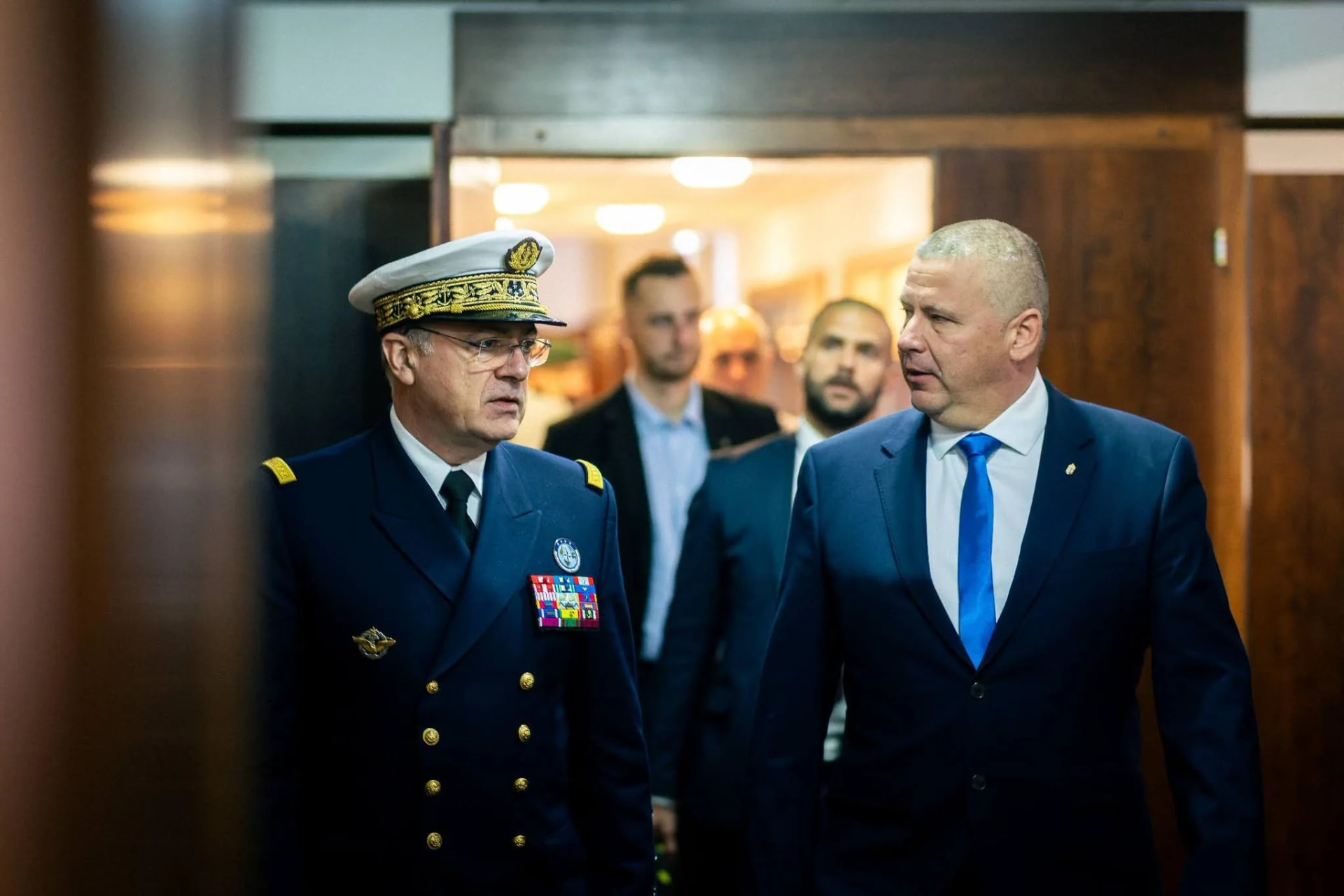Ruszin Szendi Romulusz egyeztetett Pierre Vandier tengernaggyal