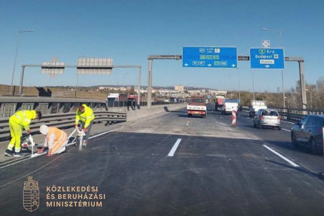 Befejeződtek a munkálatok az M0-s Duna-hídon