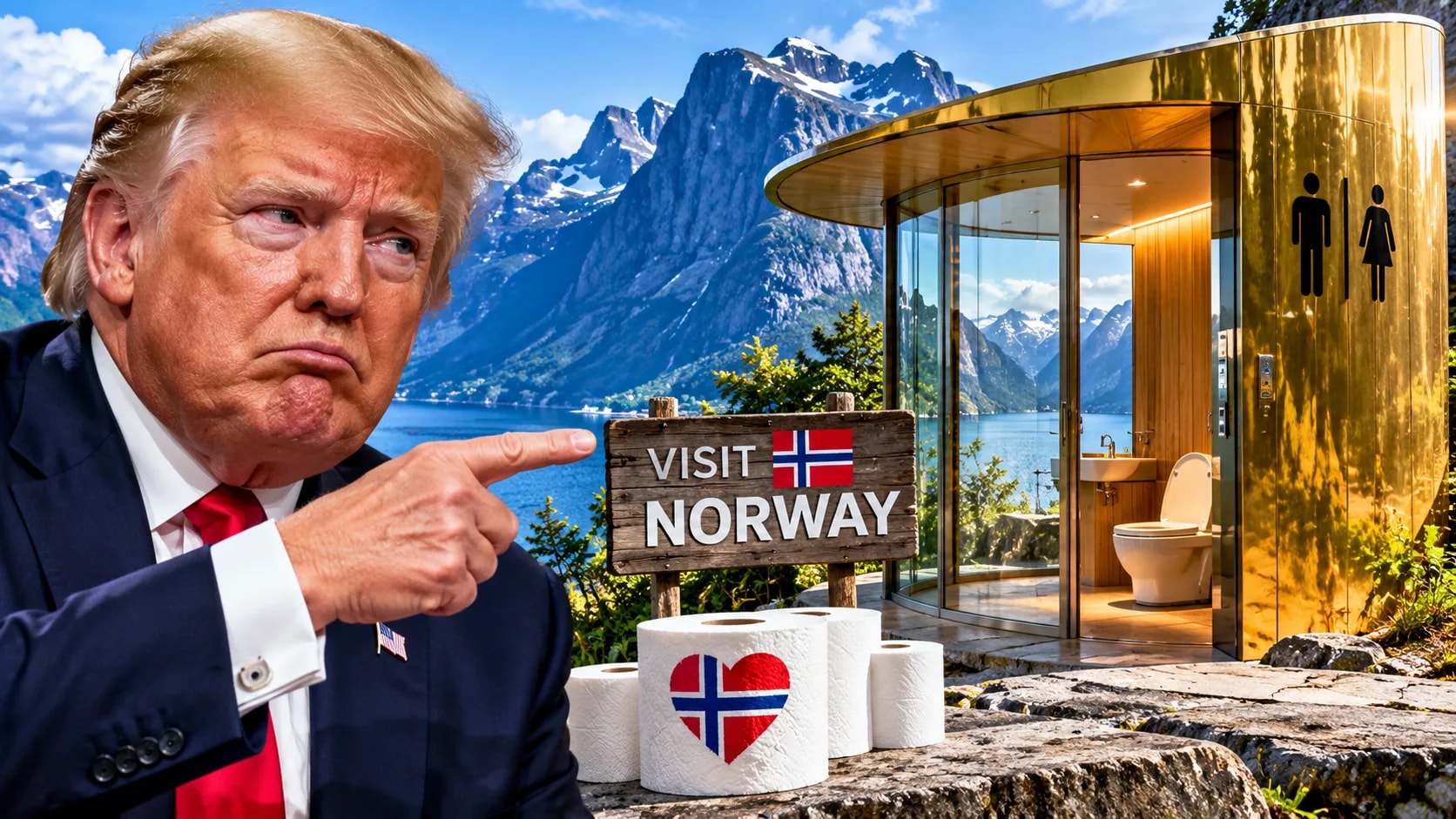 WC-kkel vágott vissza Norvégia Donald Trump sértegetésére