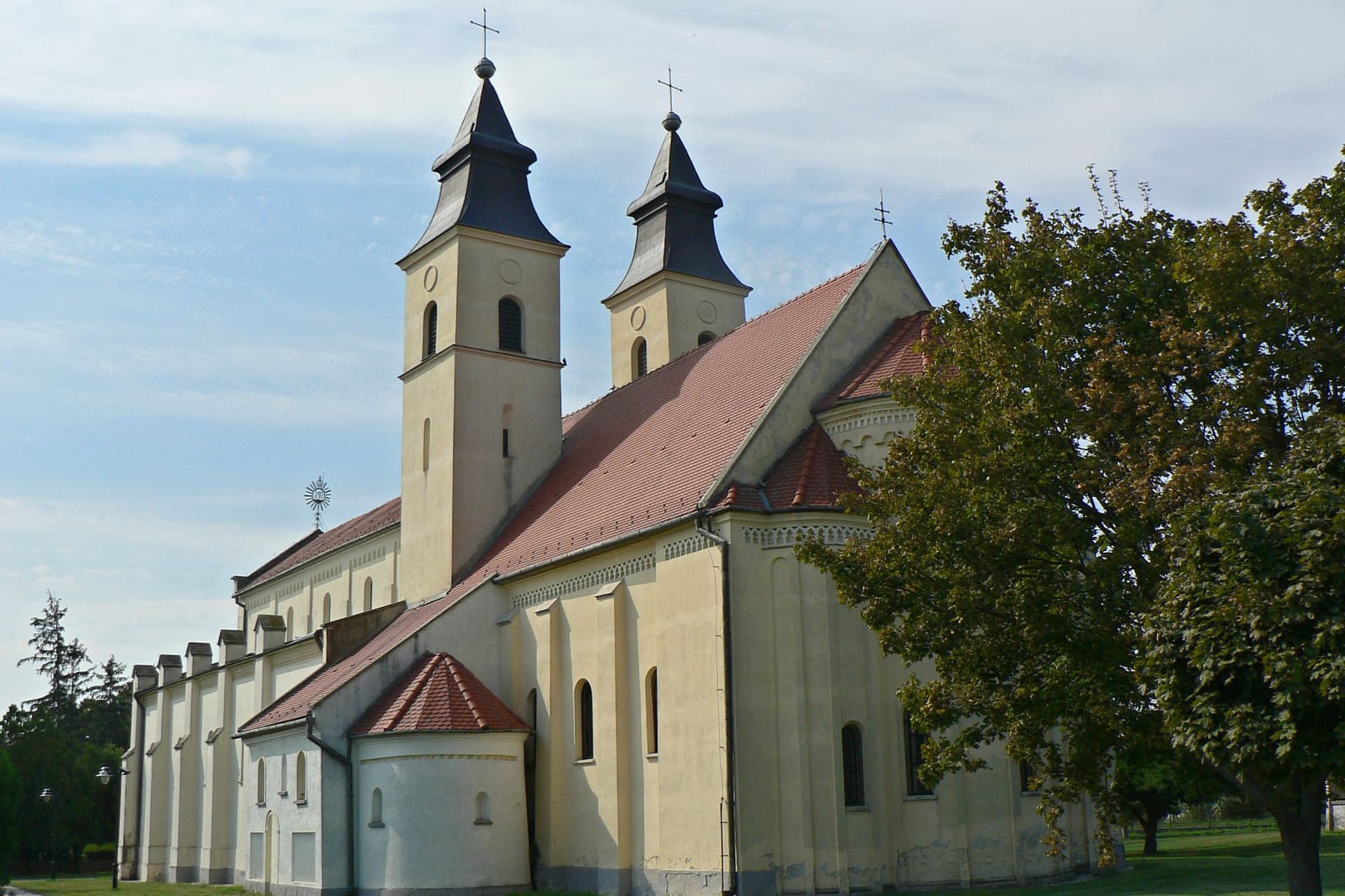 A Deáki kápolna kettős tornya