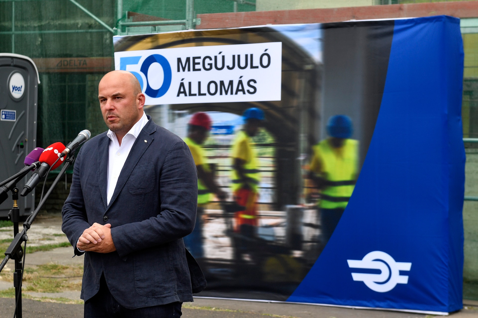 Homolya Róbert: 2023-ig a MÁV saját forrásból ötven vasútállomást újít fel
