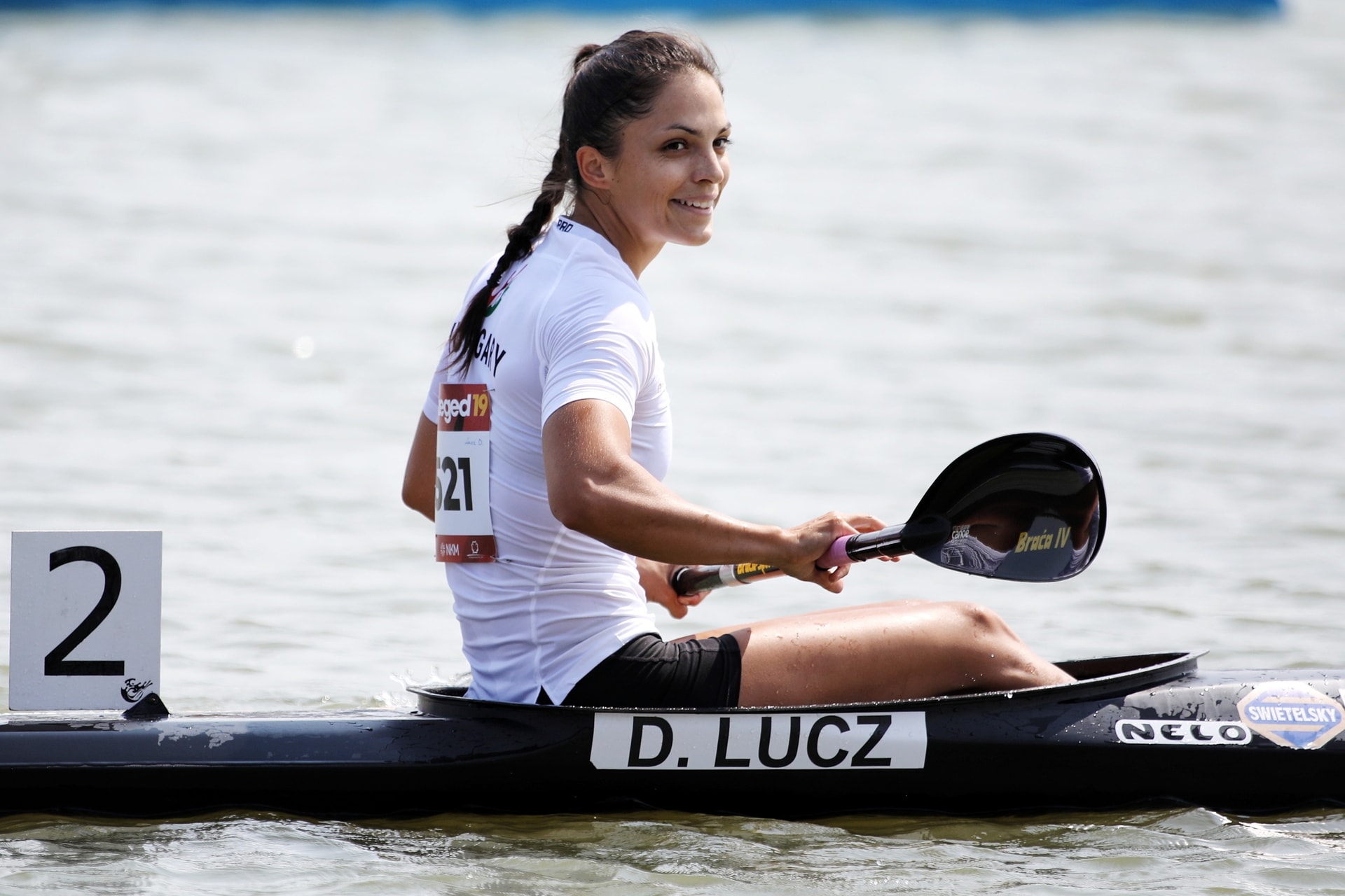Lucz Dóra hatodik lett kajak egyes 200 méteren