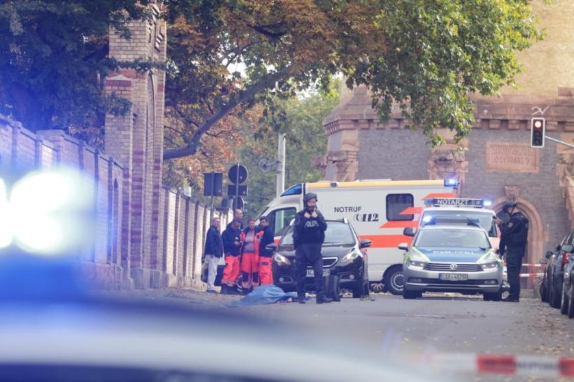 Lövöldözés volt egy németországi zsinagógánál, többen meghaltak