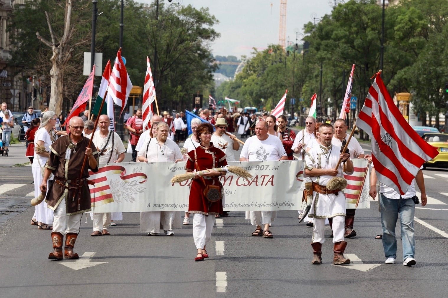 A pozsonyi csatára emlékeztek Budapesten