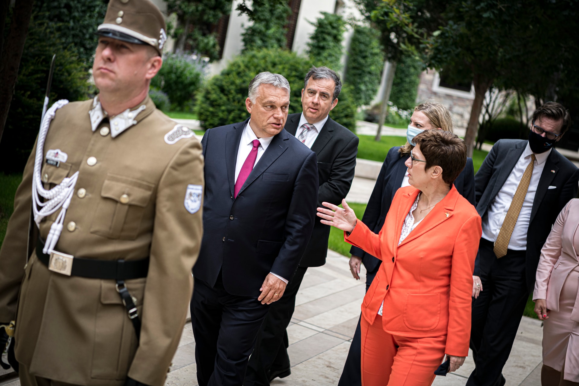 Orbán Viktor Annegret Kramp-Karrenbauert fogadta