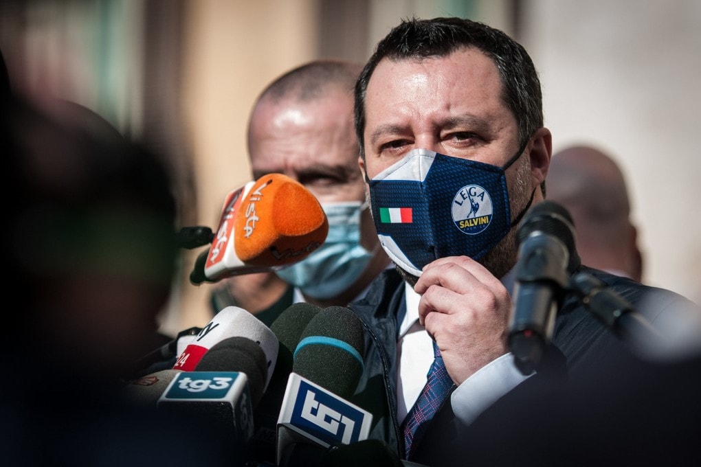 Salvini: A jobbközép kormányzó pozícióba kerül Draghi miniszterelnökségével