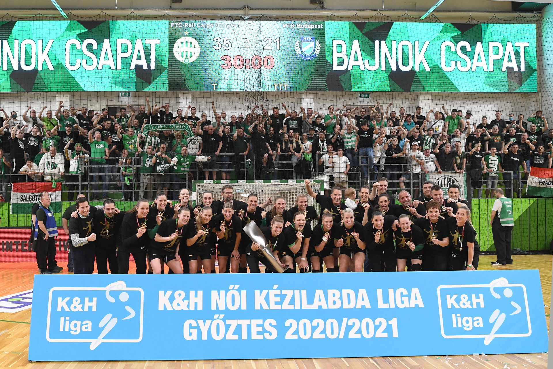 Hat év után ismét a Ferencváros nyerte a női kézilabda NB I-et