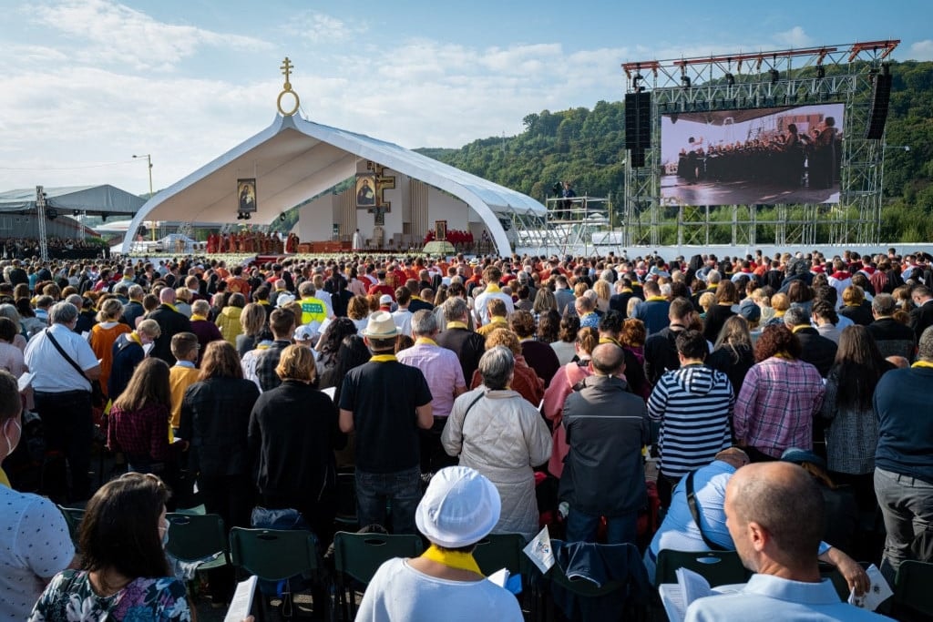 Ferenc pápa a kereszt jelentőségéről beszélt az eperjesi liturgián