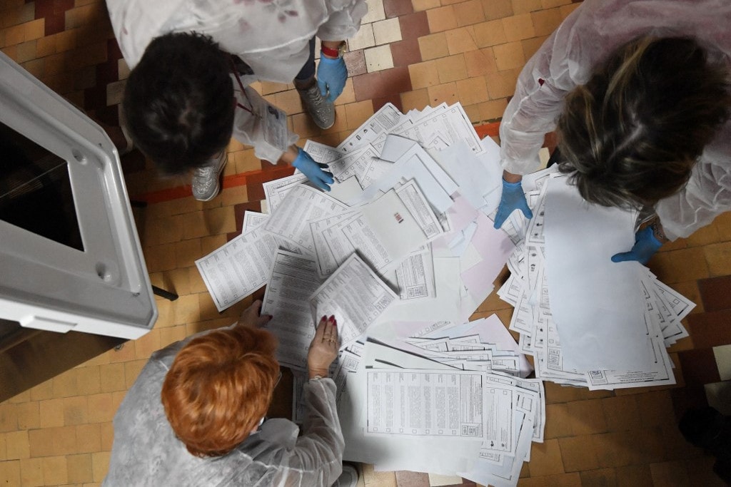 Az orosz kormánypárt megnyerte a parlamenti választást