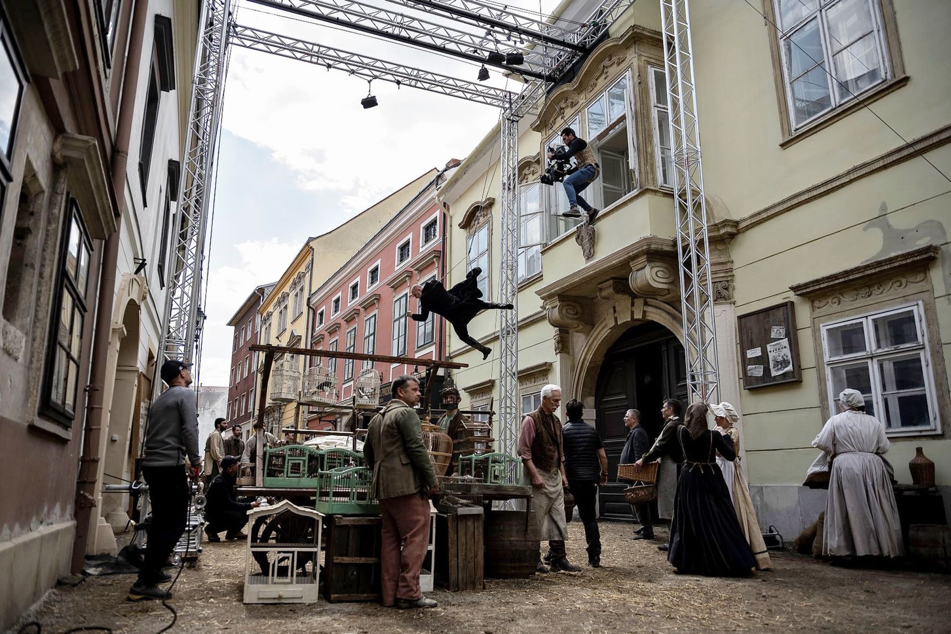Izgalmas jeleneteket rögzítettek Sopronban a nagyszabású Petőfi-filmhez