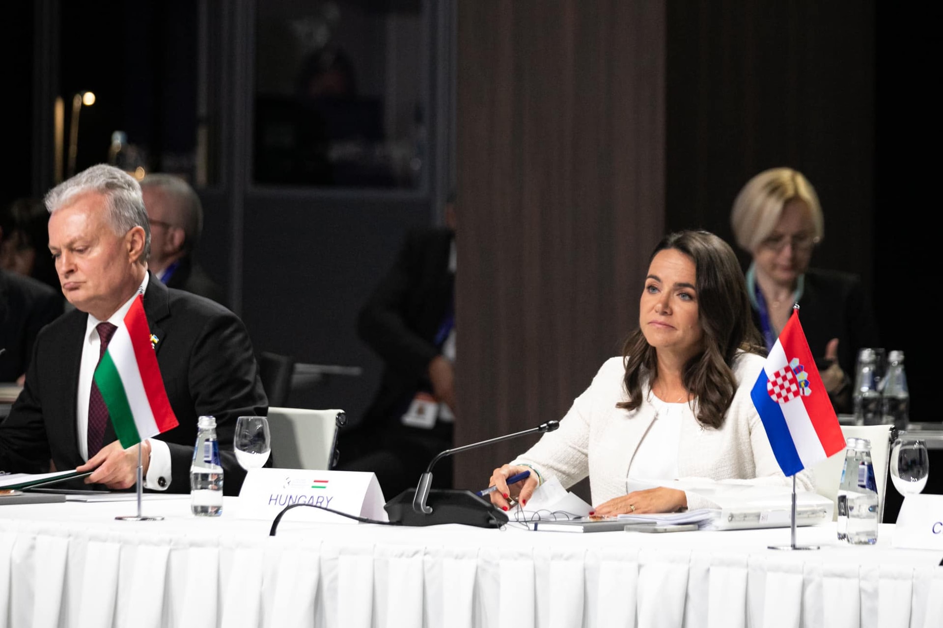 Novák Katalin a béke mellett állt ki Rigában