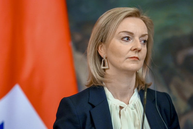 Liz Truss volt brit kormányfő szerint „gazdasági NATO-ra” van szükség Kínával szemben