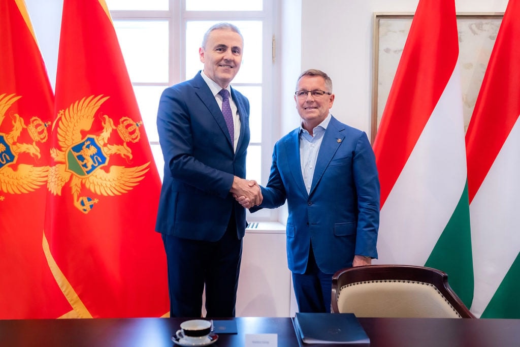 Matolcsy montenegrói kollégáját fogadta