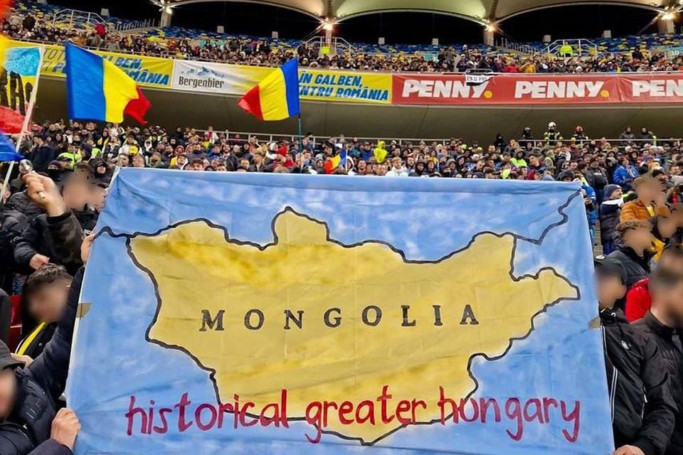 Magyarellenes feliratok a román–fehérorosz EB-selejtezőn