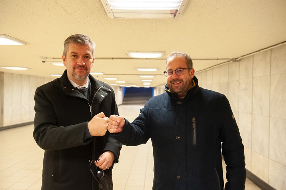 Hadházy Ákos és Vajda Zoltán, akik nem a helyi közösséget képviselik