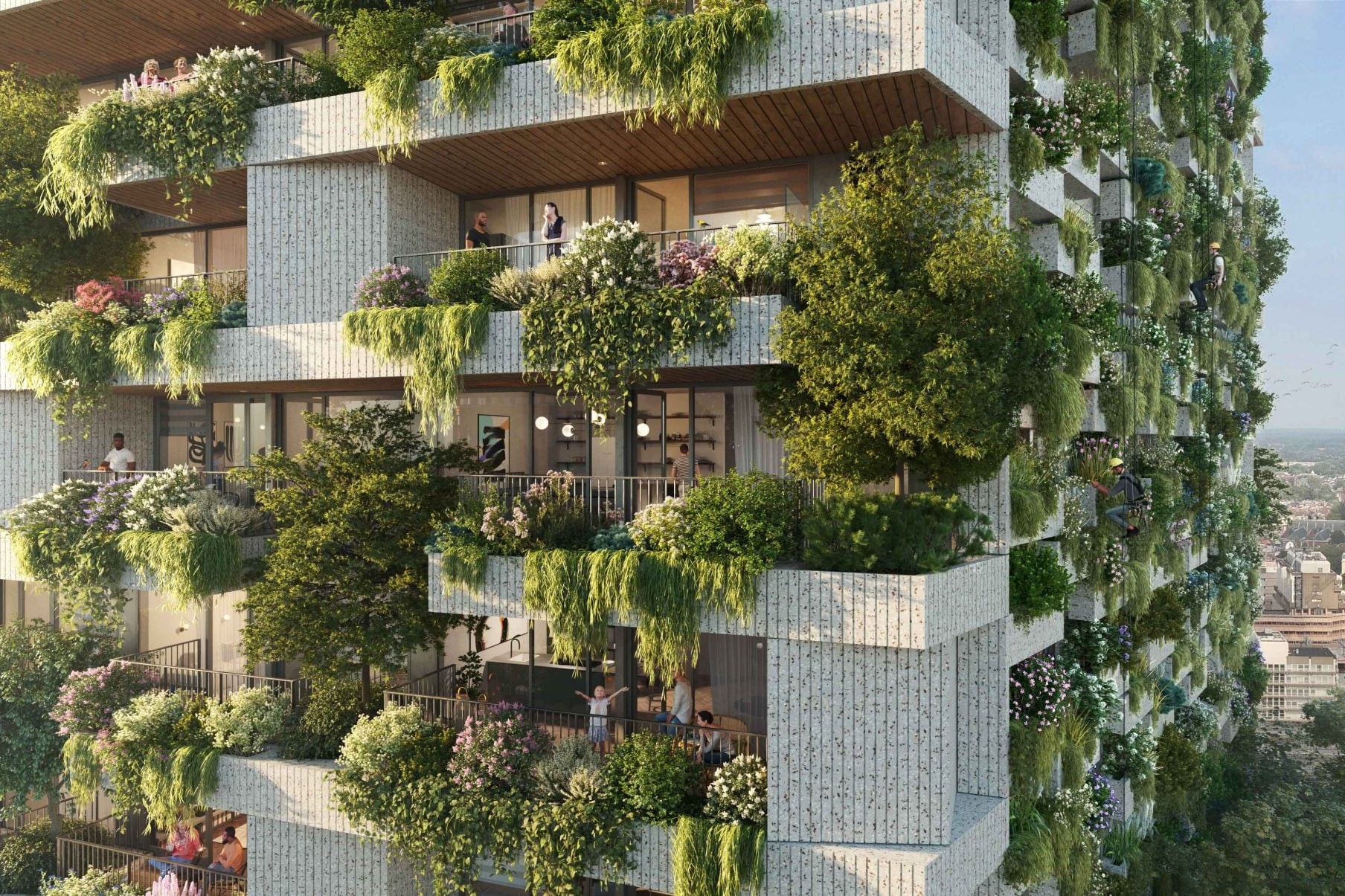 Utrecht új függőleges erdeje tízezer növénynek és fának ad otthont
