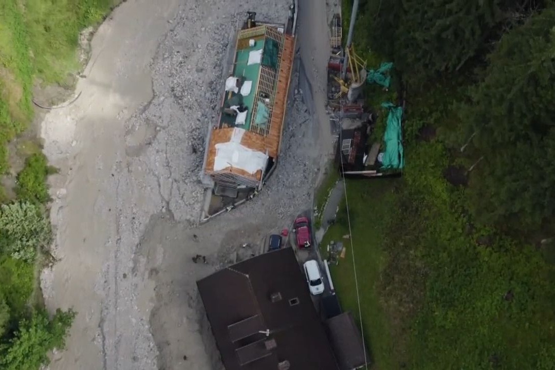 Ítéletidő az észak-olaszországi Dél-Tirolban