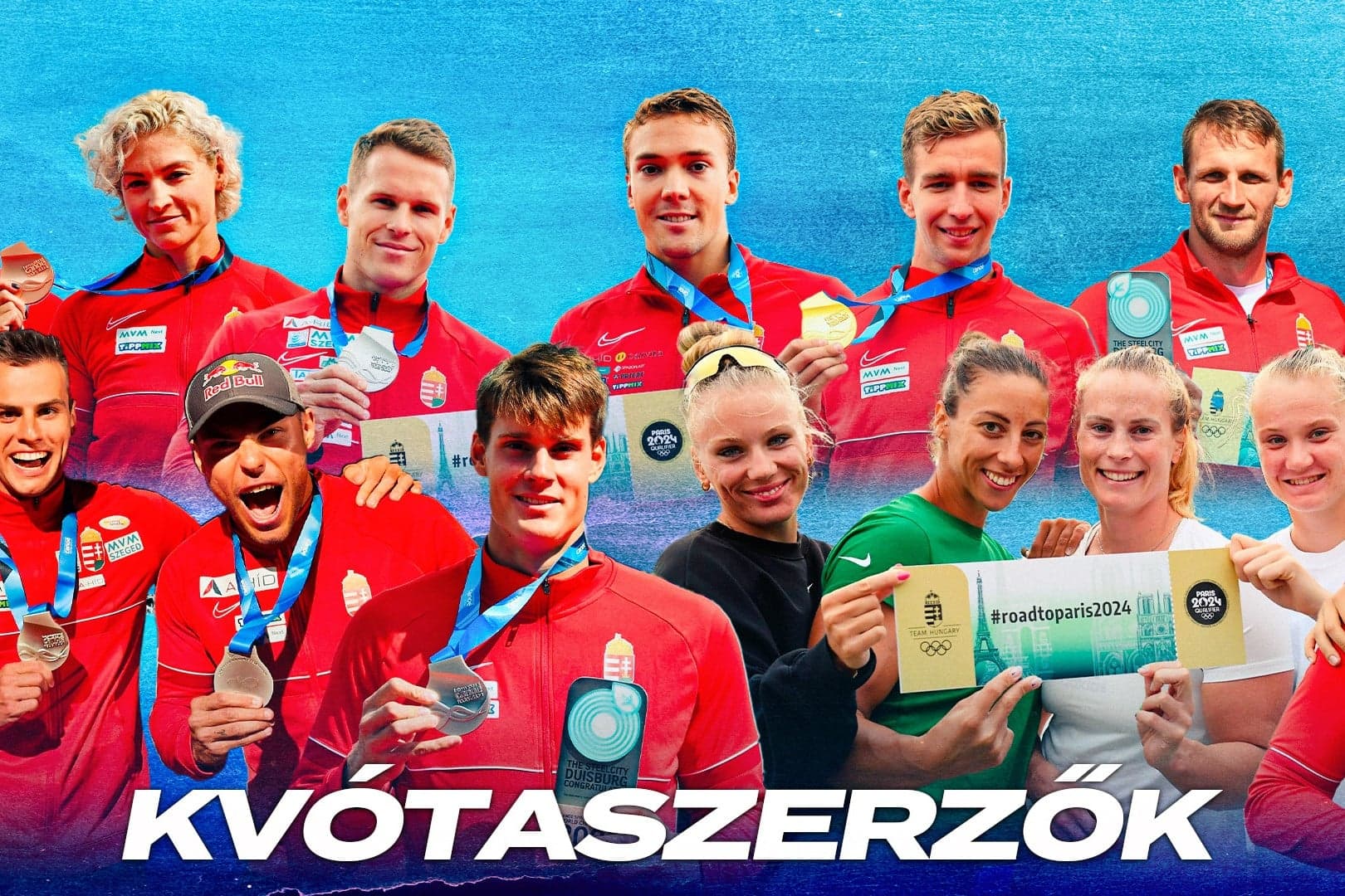 Párizs 2024 – Szerdától péntekig kajak–kenu tesztverseny 19 magyarral