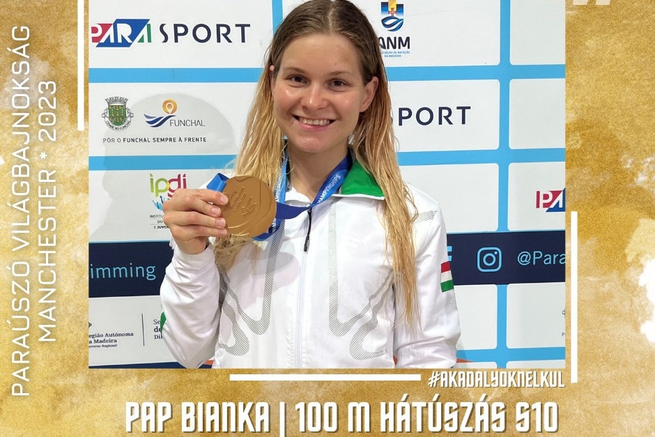 Paraúszó-vb - Pap Bianka a zárónapon is aranyérmet nyert