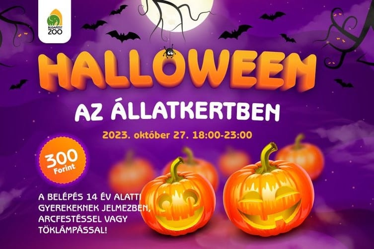 Halloween-programok a Fővárosi Állatkertben