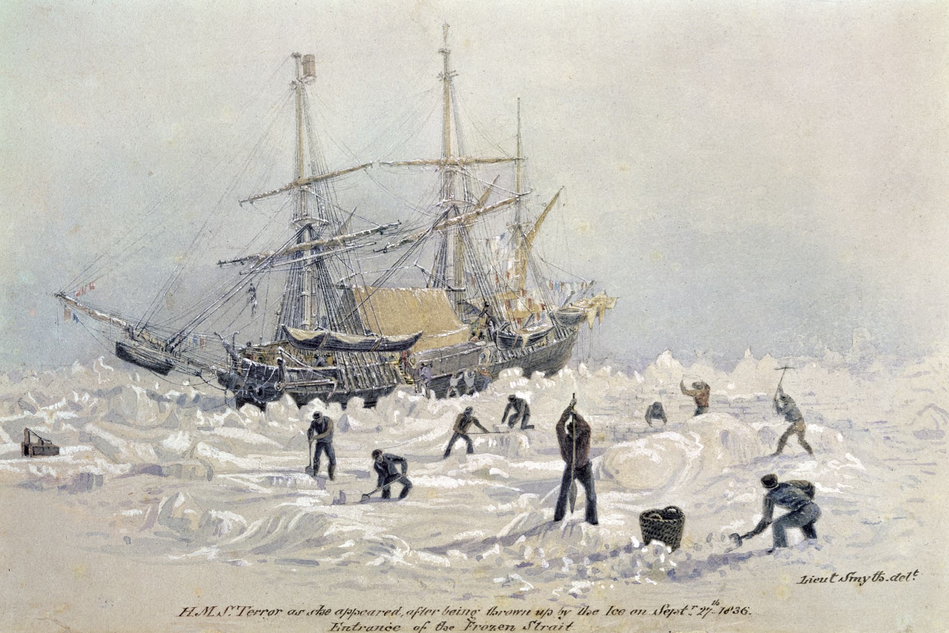 A tragikusan odaveszett HMS Erebus legénységének holmijait találták meg