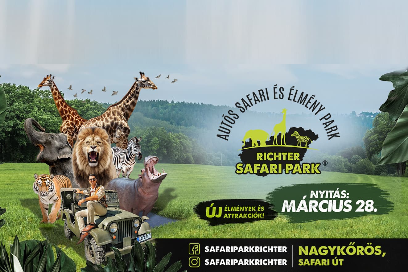Húsvétkor nyit a Richter Safari Park