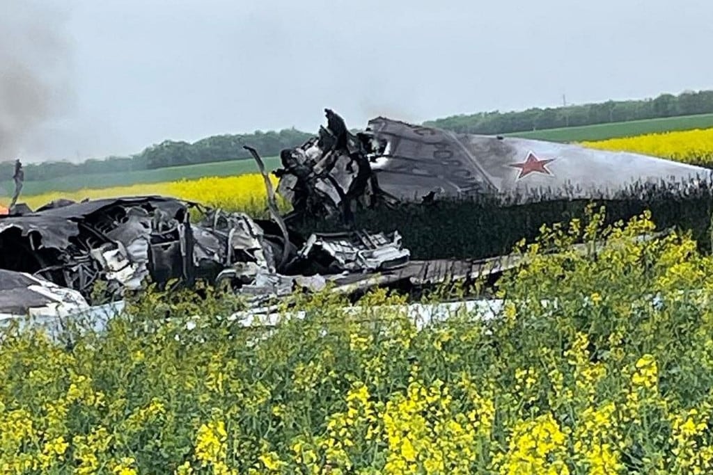 Az ukrán erők lőtték le az orosz bombázót