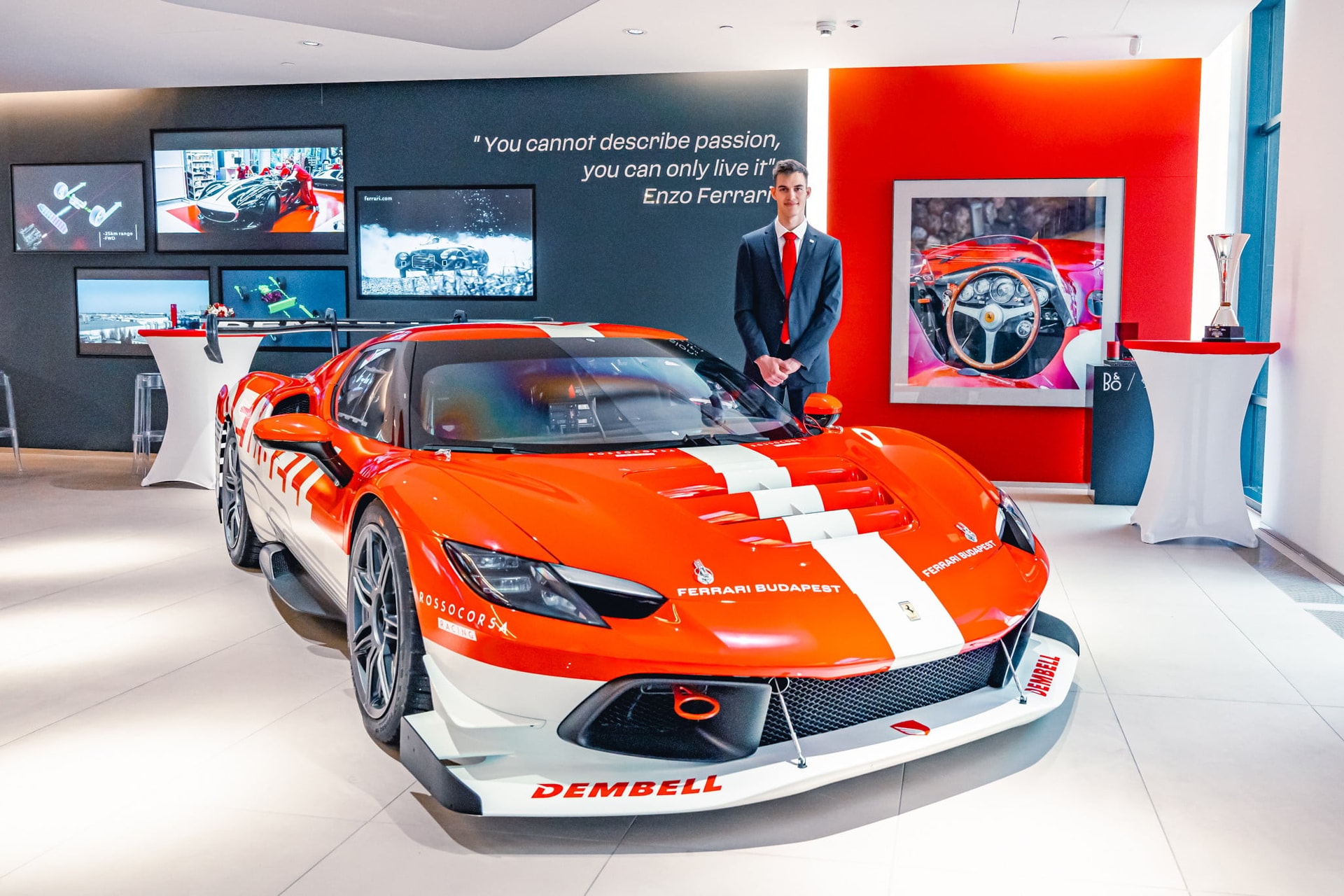 Győzelemre készül Válint Bence a Ferrari Challenge-n
