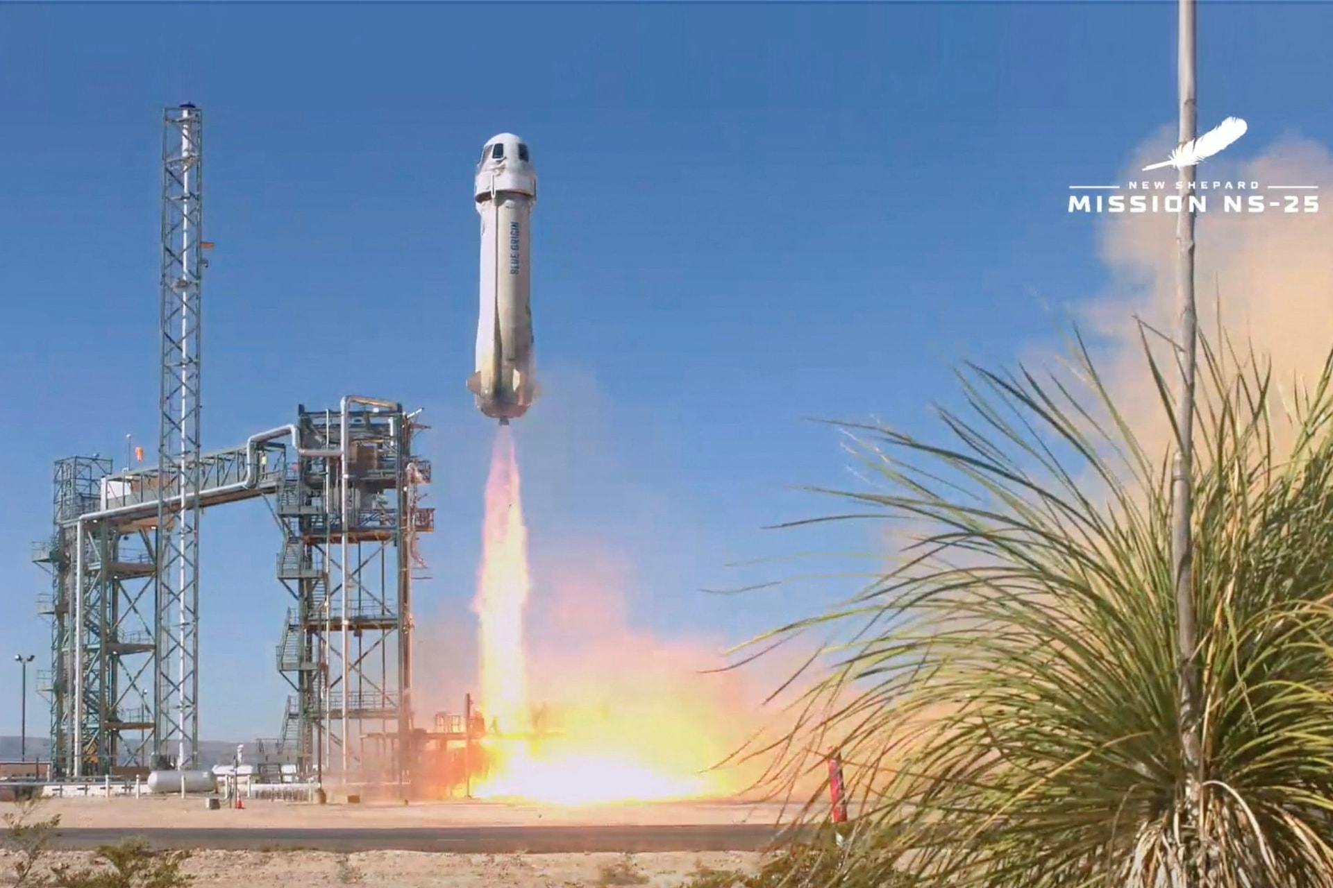 Űrturistákkal a fedélzetén Texasból ismét elindult a Blue Origin űrkapszula