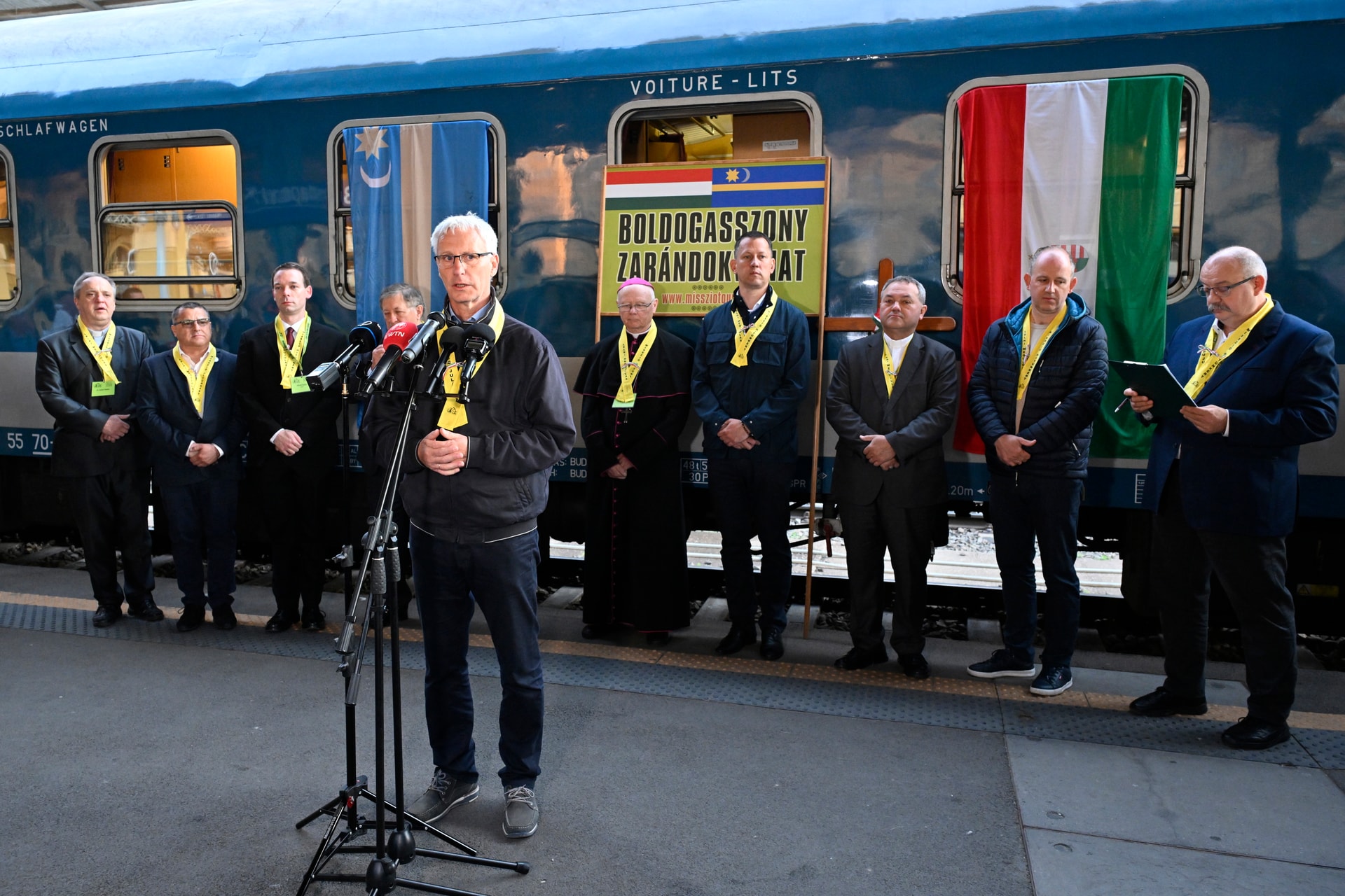 Elindult a 11. Boldogasszony zarándokvonat Budapestről a csíksomlyói pünkösdi búcsúra
