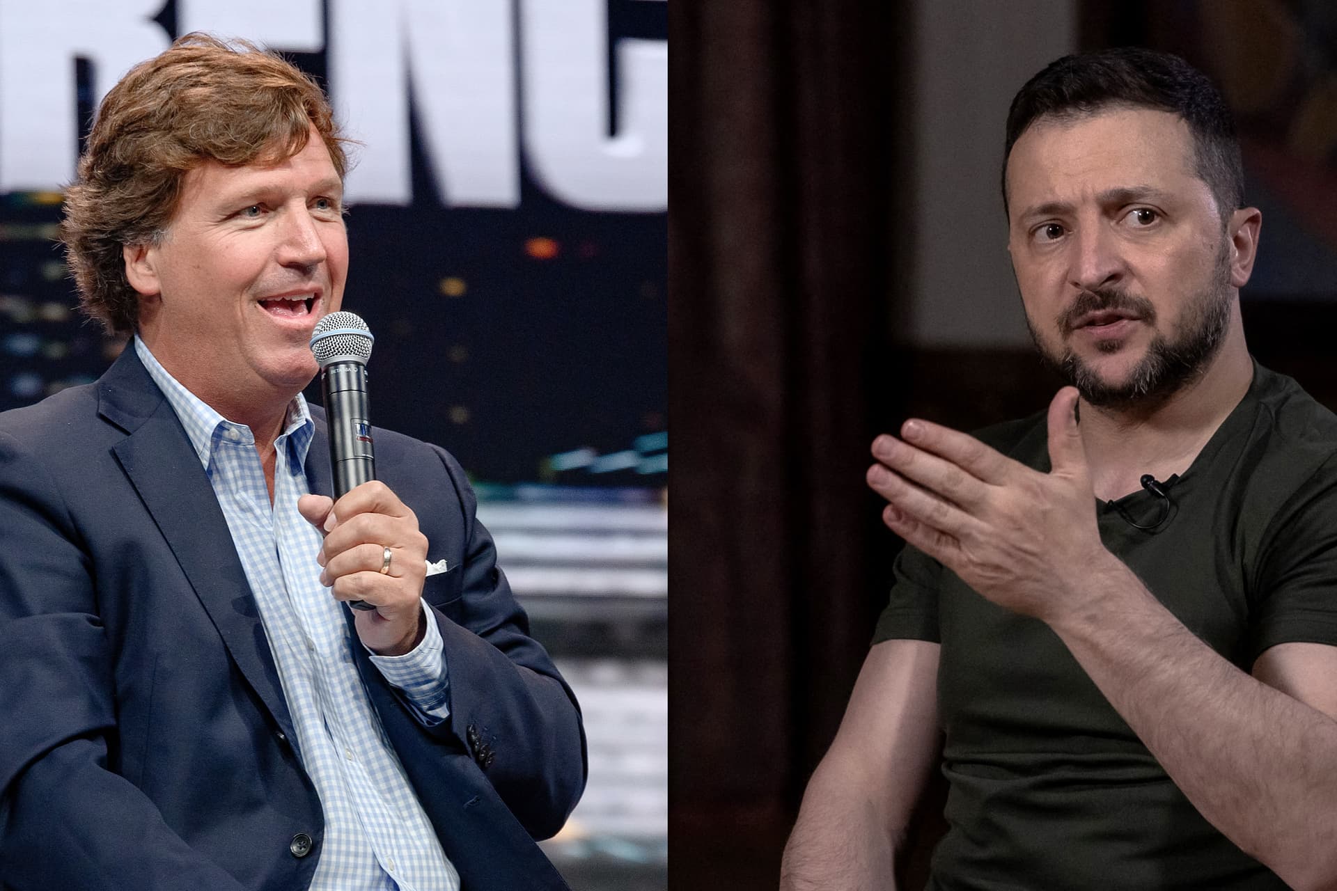 Tucker Carlson Zelenszkijről: Egy szégyentelen tolvaj érkezett hozzánk