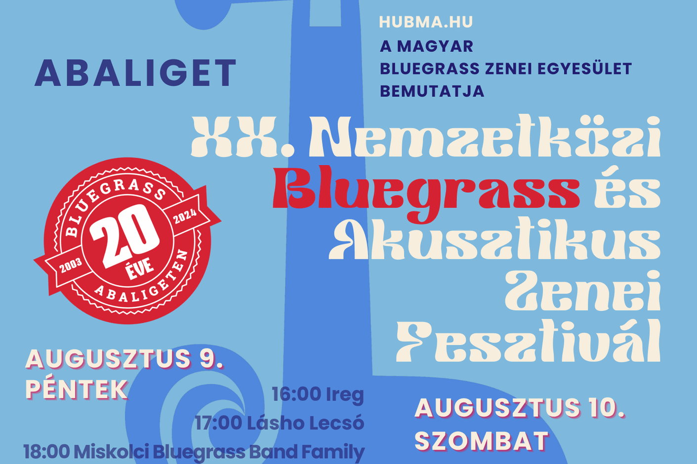 Pénteken kezdődik a 20. Nemzetközi Bluegrass és Akusztikus Zenei Fesztivál Abaligeten