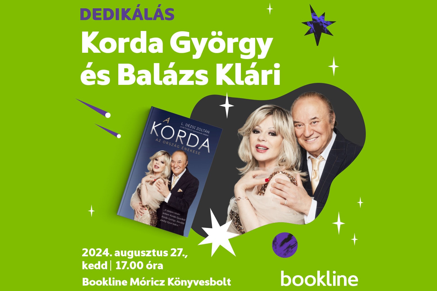 Korda-slágerekhez kapcsolódó játékra invitál a Bookline