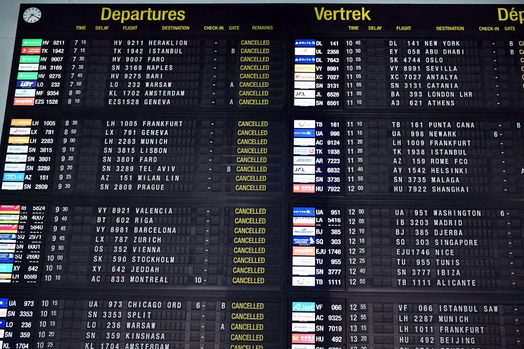 Helyreállt a forgalom Belgium két fő repülőterén