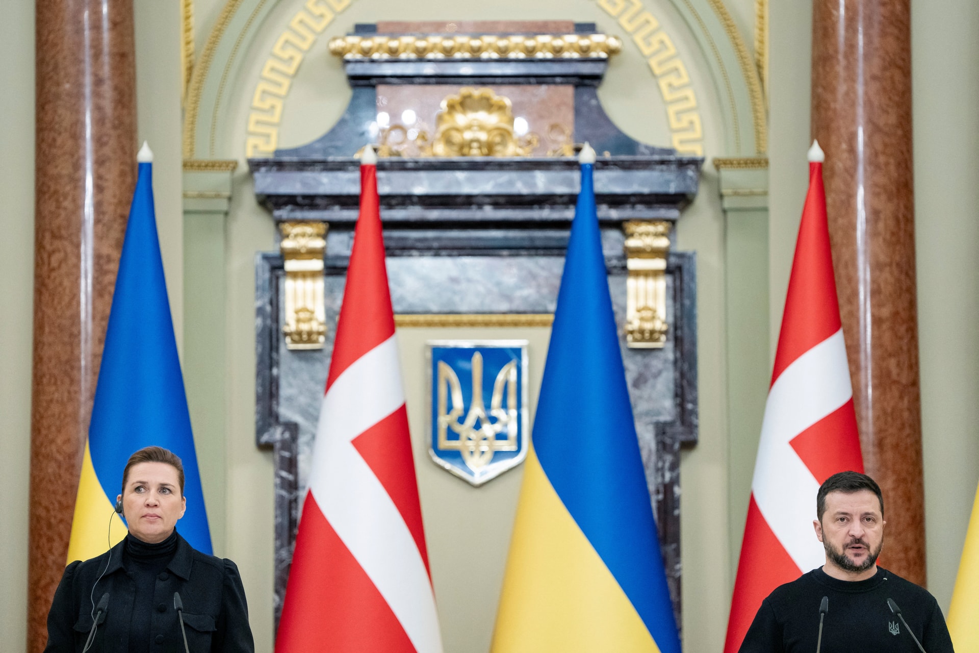 Zelenszkij tárgyalt Dánia miniszterelnökével
