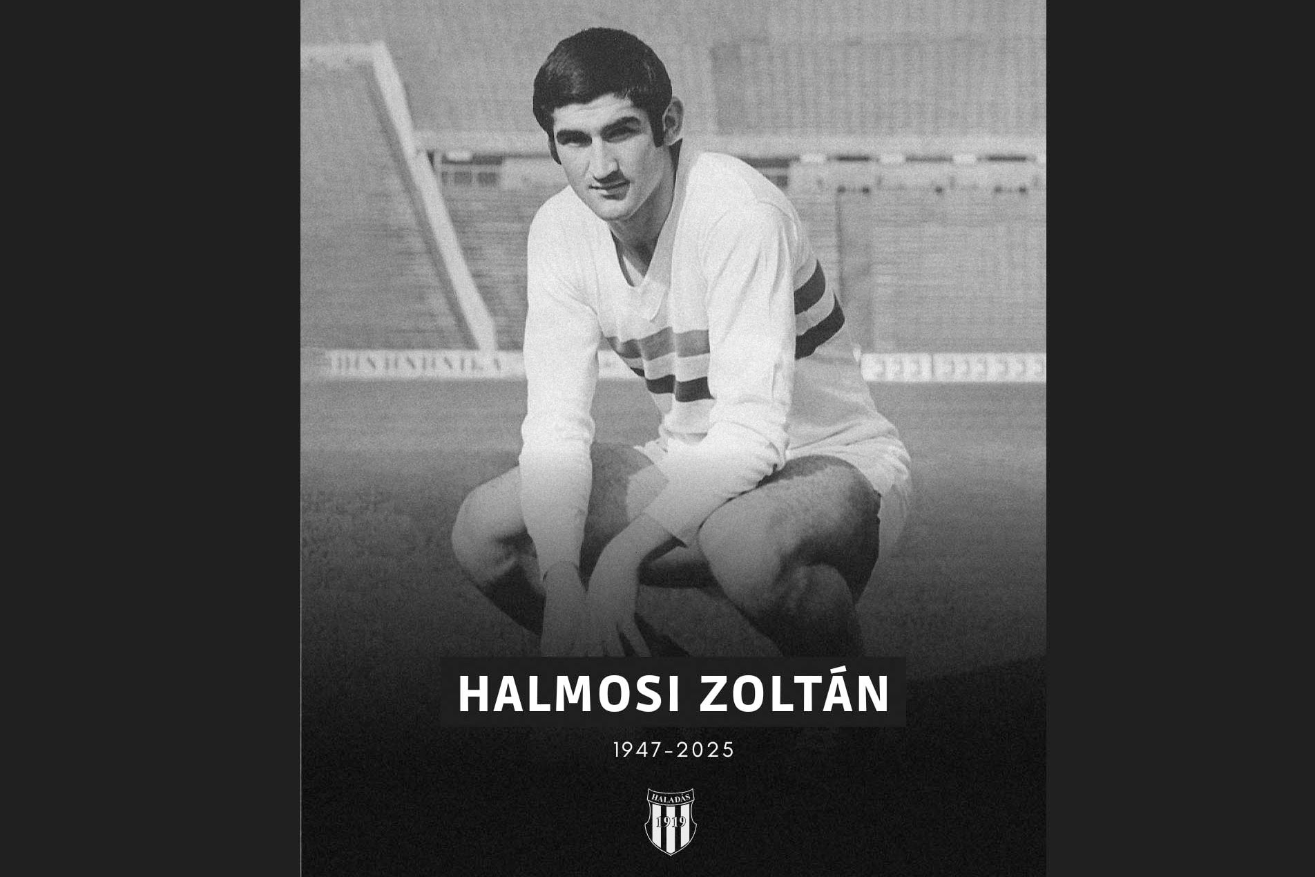 Elhunyt Halmosi Zoltán válogatott labdarúgó