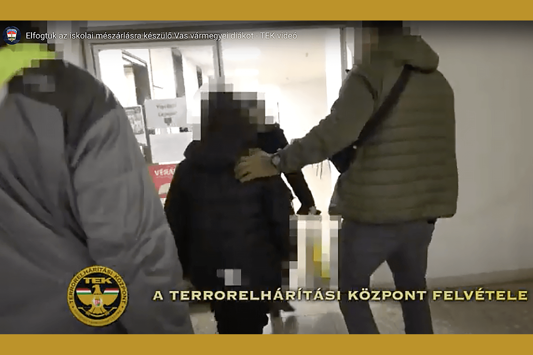 Elfogták az iskolai mészárlást tervező vasi fiatalt
