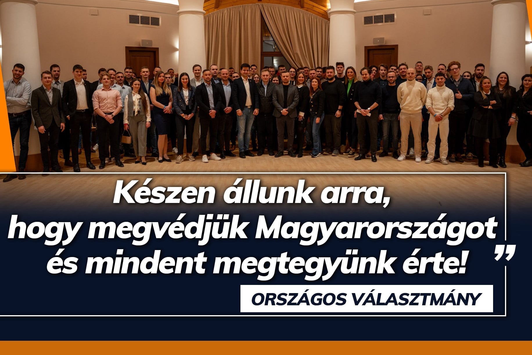 „Mi vagyunk az új Európa jövője, Európa fiatal harcos patriótái”